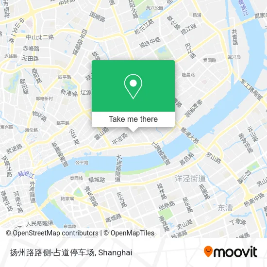 扬州路路侧-占道停车场 map