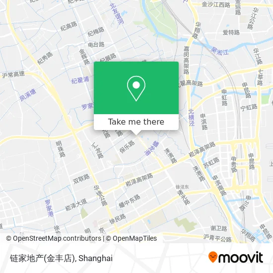 链家地产(金丰店) map