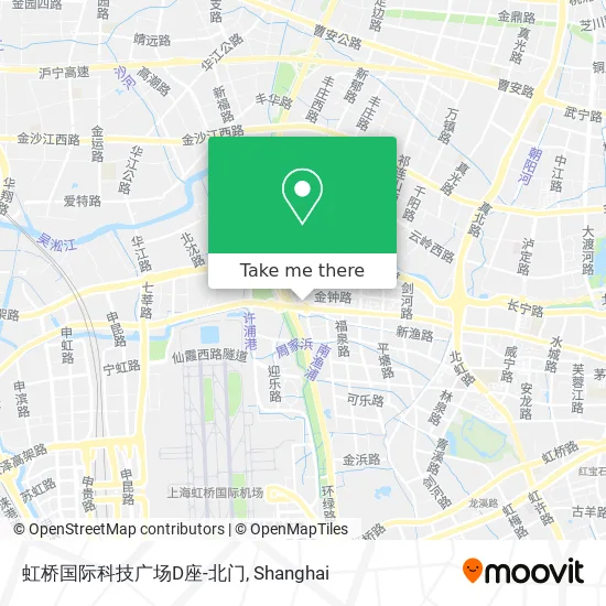 虹桥国际科技广场D座-北门 map