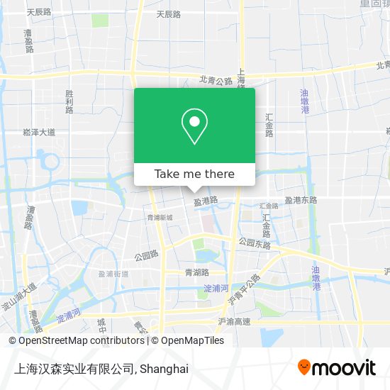 上海汉森实业有限公司 map