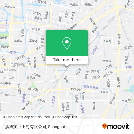 荔博实业上海有限公司 map