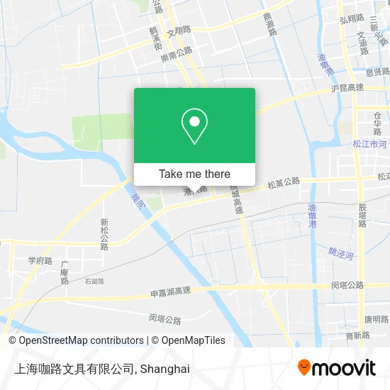 上海咖路文具有限公司 map
