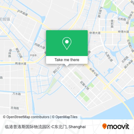 临港普洛斯国际物流园区-C东北门 map