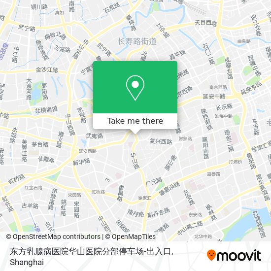 东方乳腺病医院华山医院分部停车场-出入口 map