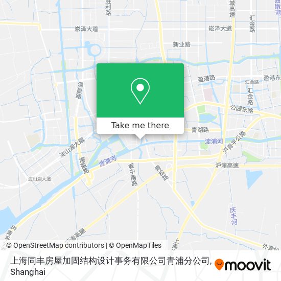 上海同丰房屋加固结构设计事务有限公司青浦分公司 map