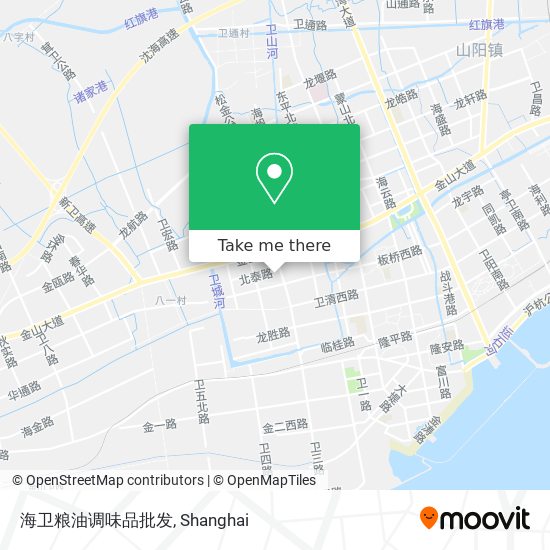 海卫粮油调味品批发 map