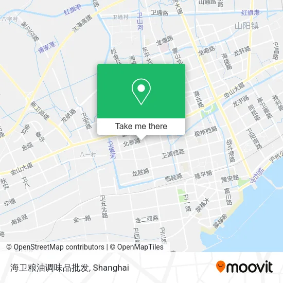 海卫粮油调味品批发 map