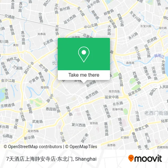 7天酒店上海静安寺店-东北门 map