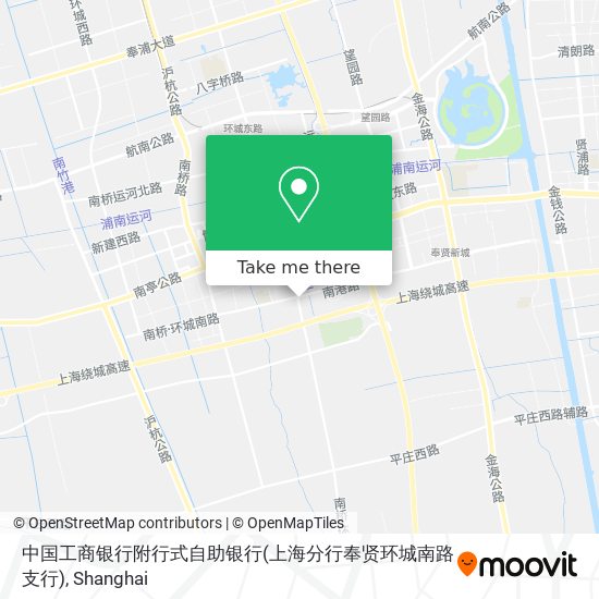 中国工商银行附行式自助银行(上海分行奉贤环城南路支行) map