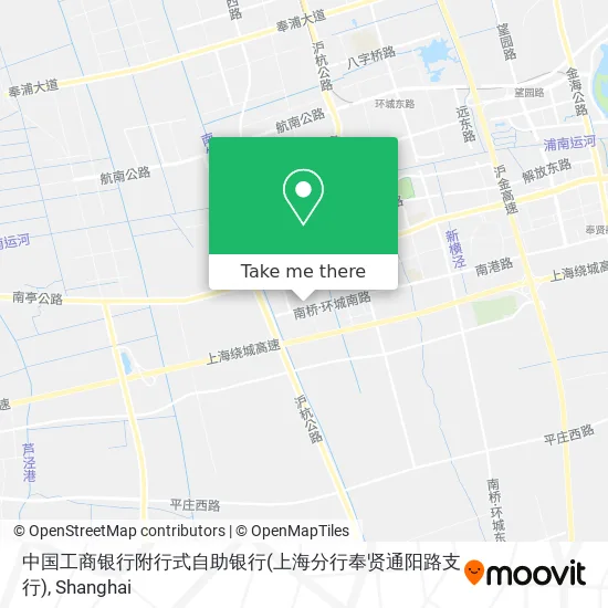 中国工商银行附行式自助银行(上海分行奉贤通阳路支行) map