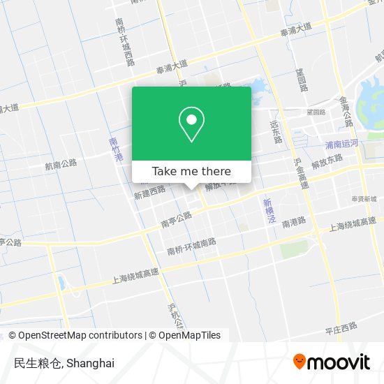 民生粮仓 map