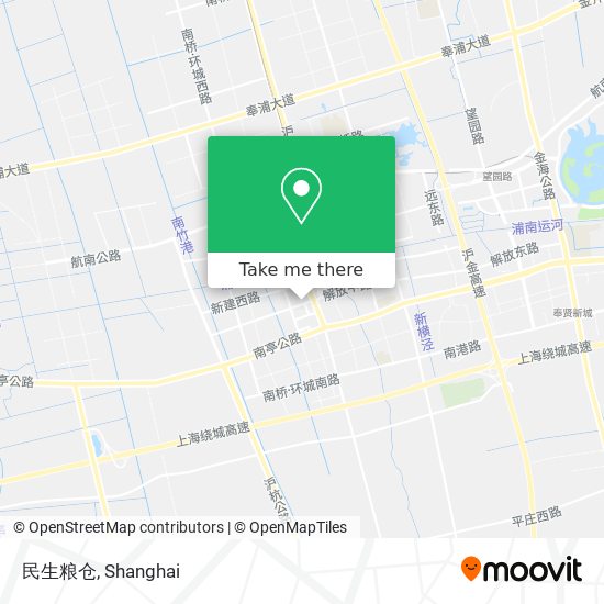 民生粮仓 map