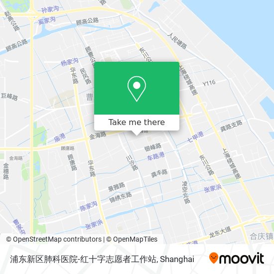 浦东新区肺科医院-红十字志愿者工作站 map