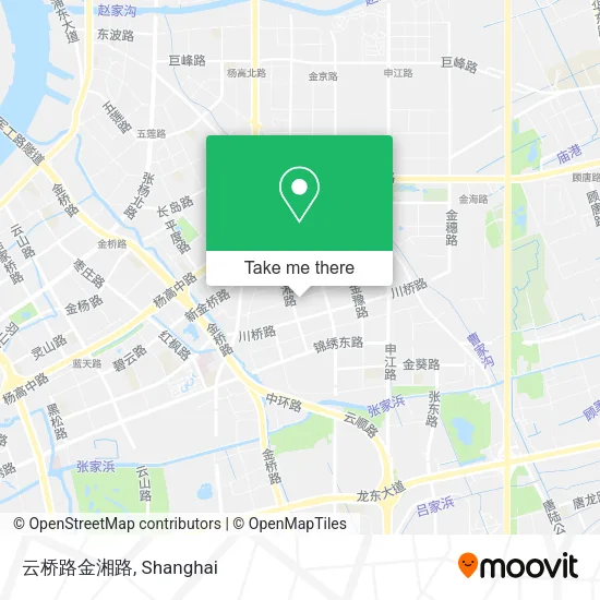 云桥路金湘路 map