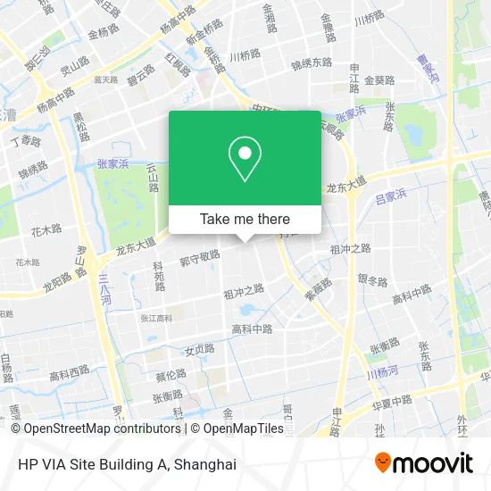 HP VIA Site Building A map