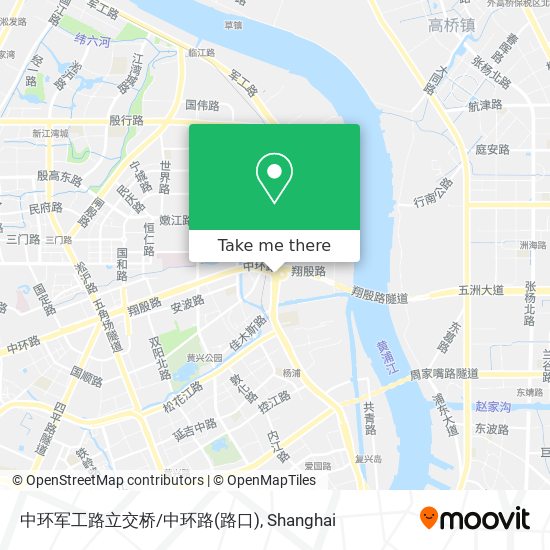 中环军工路立交桥/中环路(路口) map