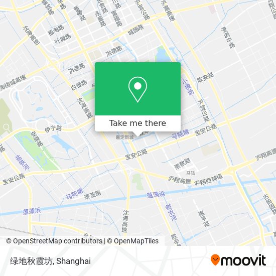 绿地秋霞坊 map