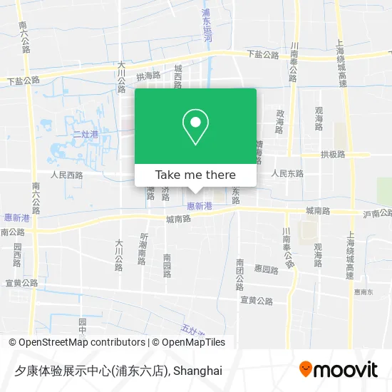 夕康体验展示中心(浦东六店) map