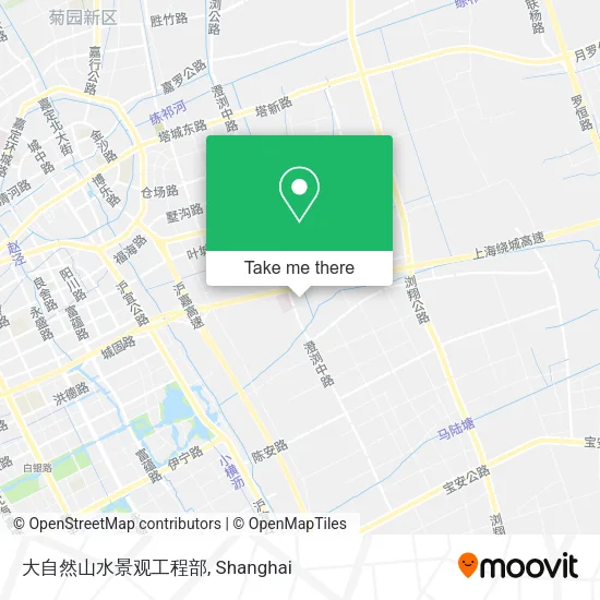 大自然山水景观工程部 map