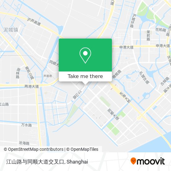 江山路与同顺大道交叉口 map
