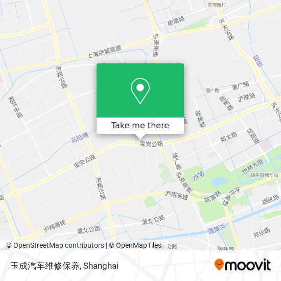 玉成汽车维修保养 map