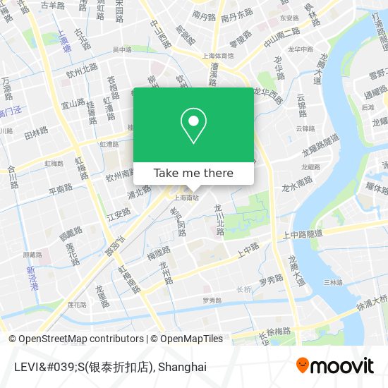 LEVI&#039;S(银泰折扣店) map