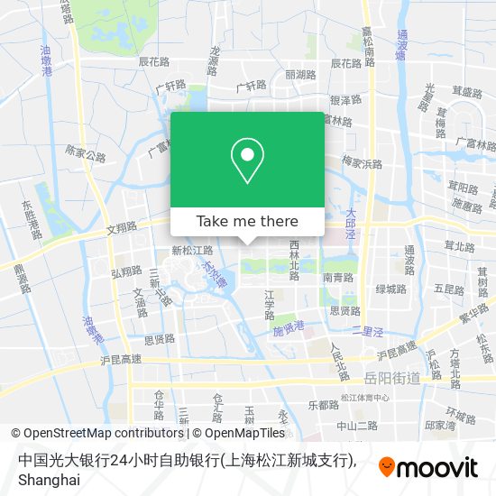 中国光大银行24小时自助银行(上海松江新城支行) map