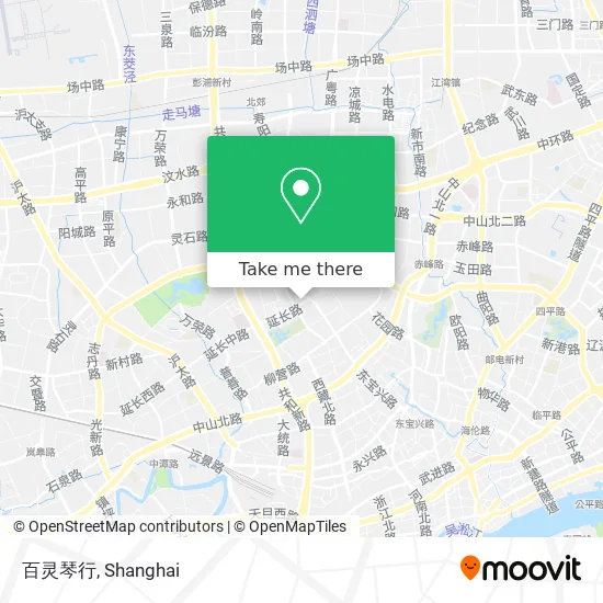 百灵琴行 map
