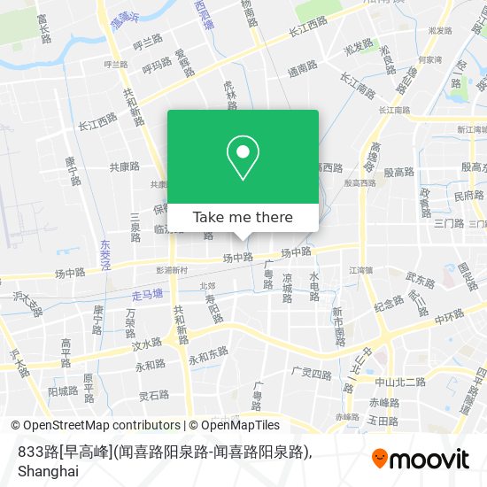 833路[早高峰](闻喜路阳泉路-闻喜路阳泉路) map