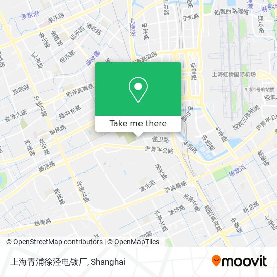 上海青浦徐泾电镀厂 map