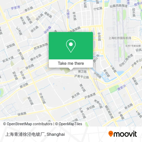 上海青浦徐泾电镀厂 map