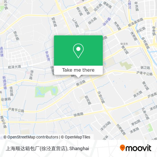 上海顺达箱包厂(徐泾直营店) map