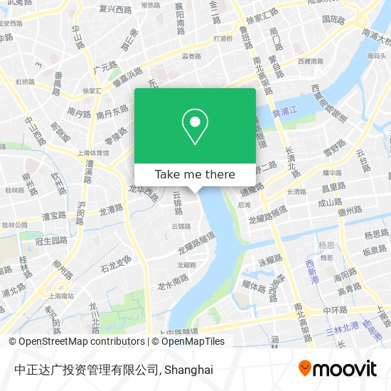 中正达广投资管理有限公司 map