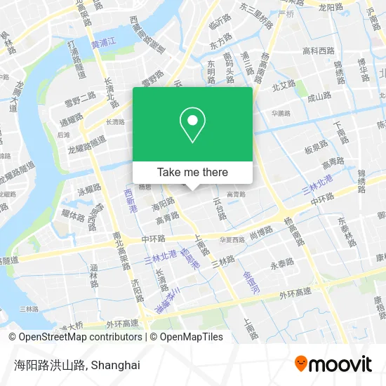 海阳路洪山路 map