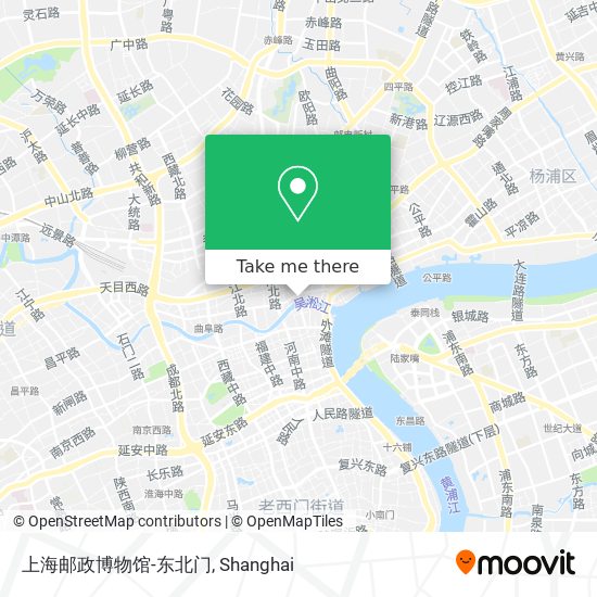上海邮政博物馆-东北门 map