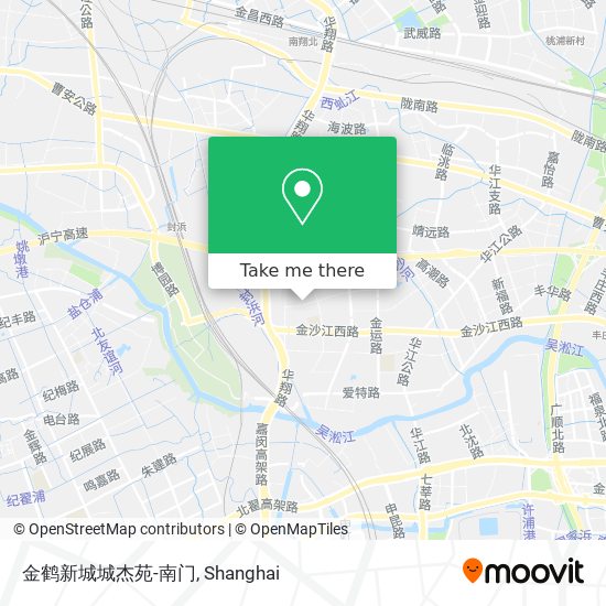 金鹤新城城杰苑-南门 map