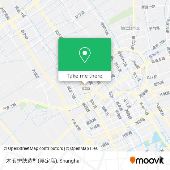 木茗护肤造型(嘉定店) map