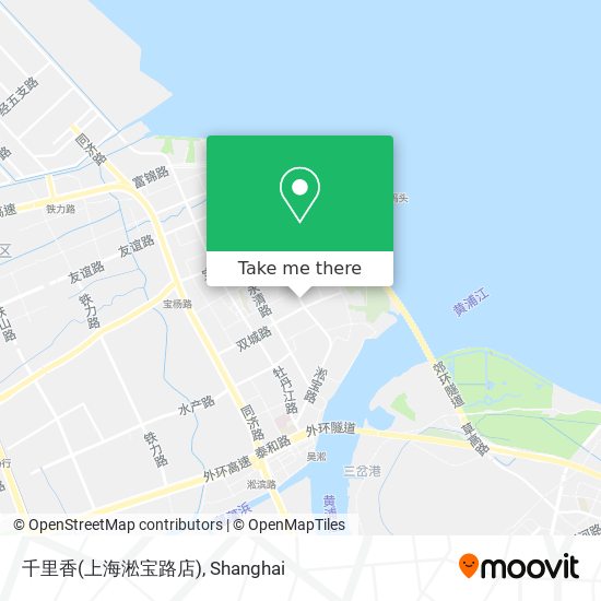 千里香(上海淞宝路店) map