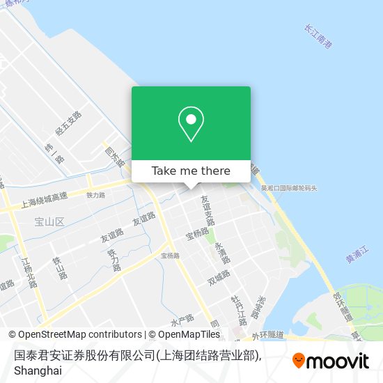 国泰君安证券股份有限公司(上海团结路营业部) map