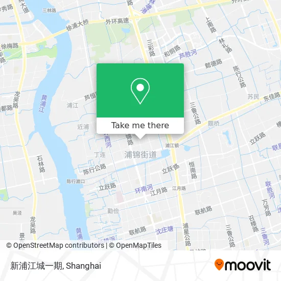 新浦江城一期 map