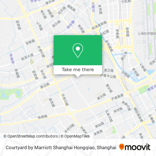 Courtyard by Marriott Shanghai Hongqiao map