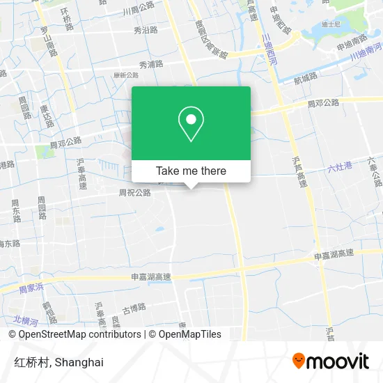 红桥村 map