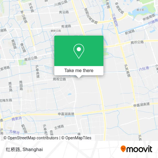 红桥路 map