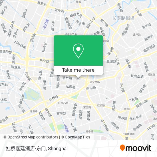 虹桥嘉廷酒店-东门 map