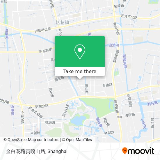 金白花路贡嘎山路 map