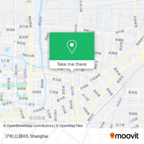 沪松公路65 map