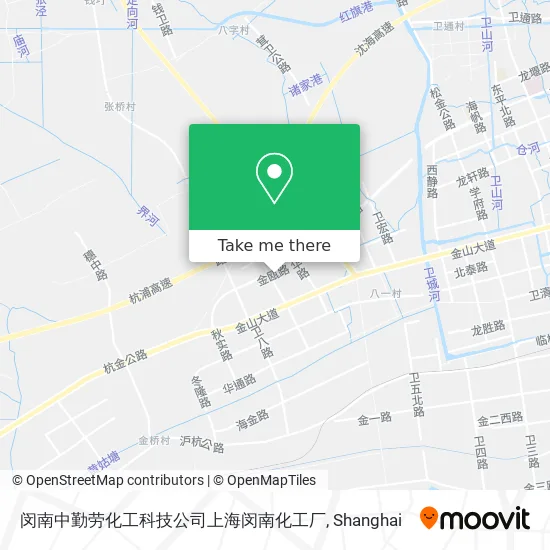 闵南中勤劳化工科技公司上海闵南化工厂 map