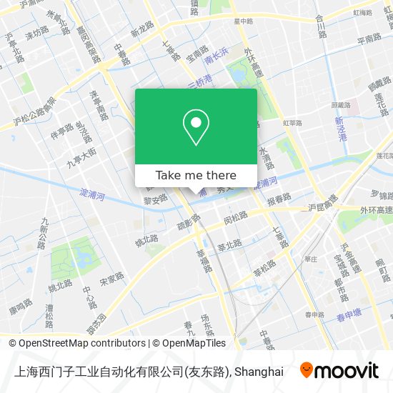 上海西门子工业自动化有限公司(友东路) map
