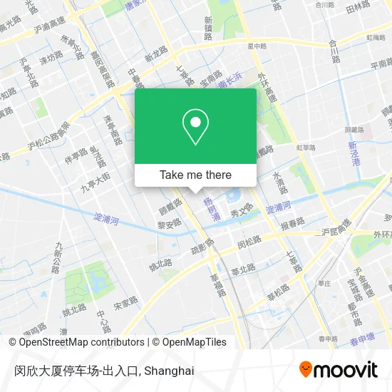 闵欣大厦停车场-出入口 map