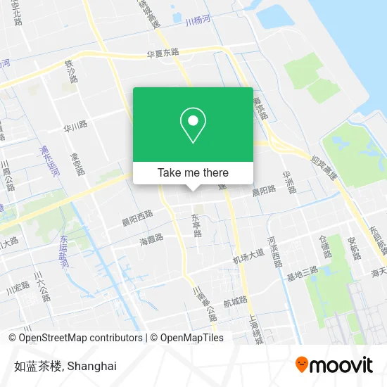如蓝茶楼 map